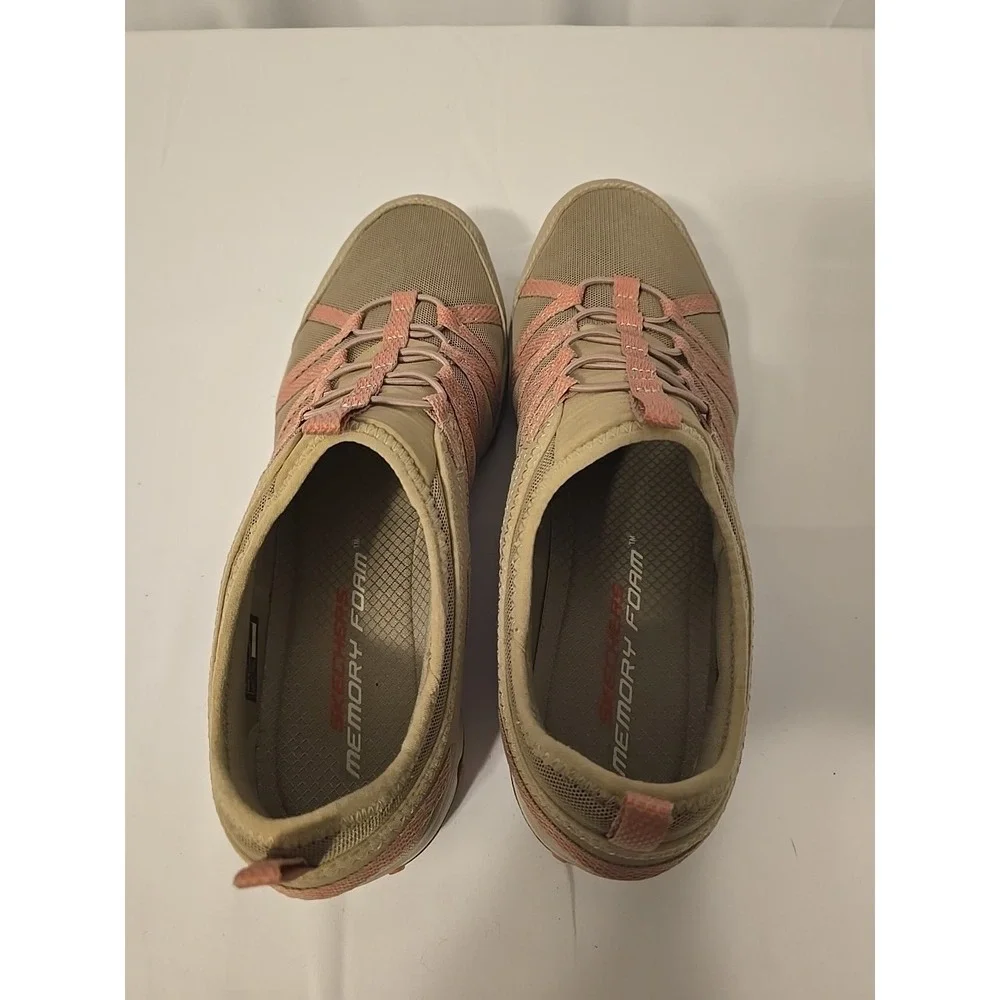 Skechers Seager Hiker Taupe Pink Trail Shoes Sneakers 1580495 Womens Size 10